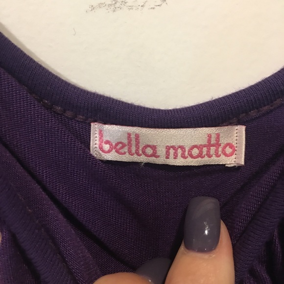 “BELLA MATTO” PURPLE KNIT SUNDRESS - MED - Picture 7 of 11